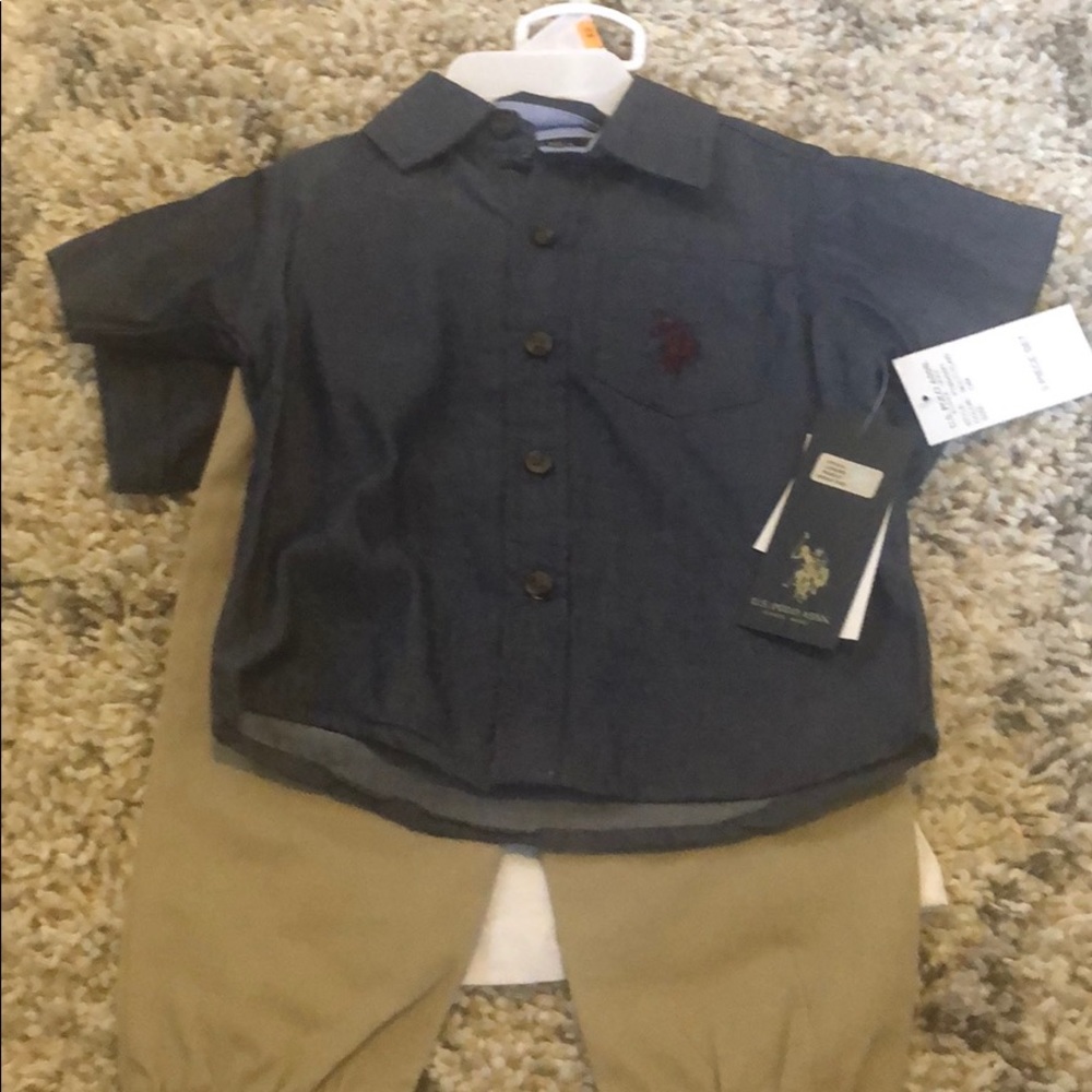 3pc us polo assoc set